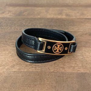 Tory Burch Leather Wrap Bracelet